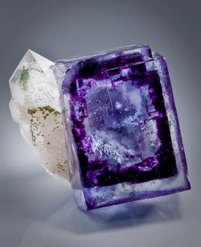 Fluorite With Quartz - image 3