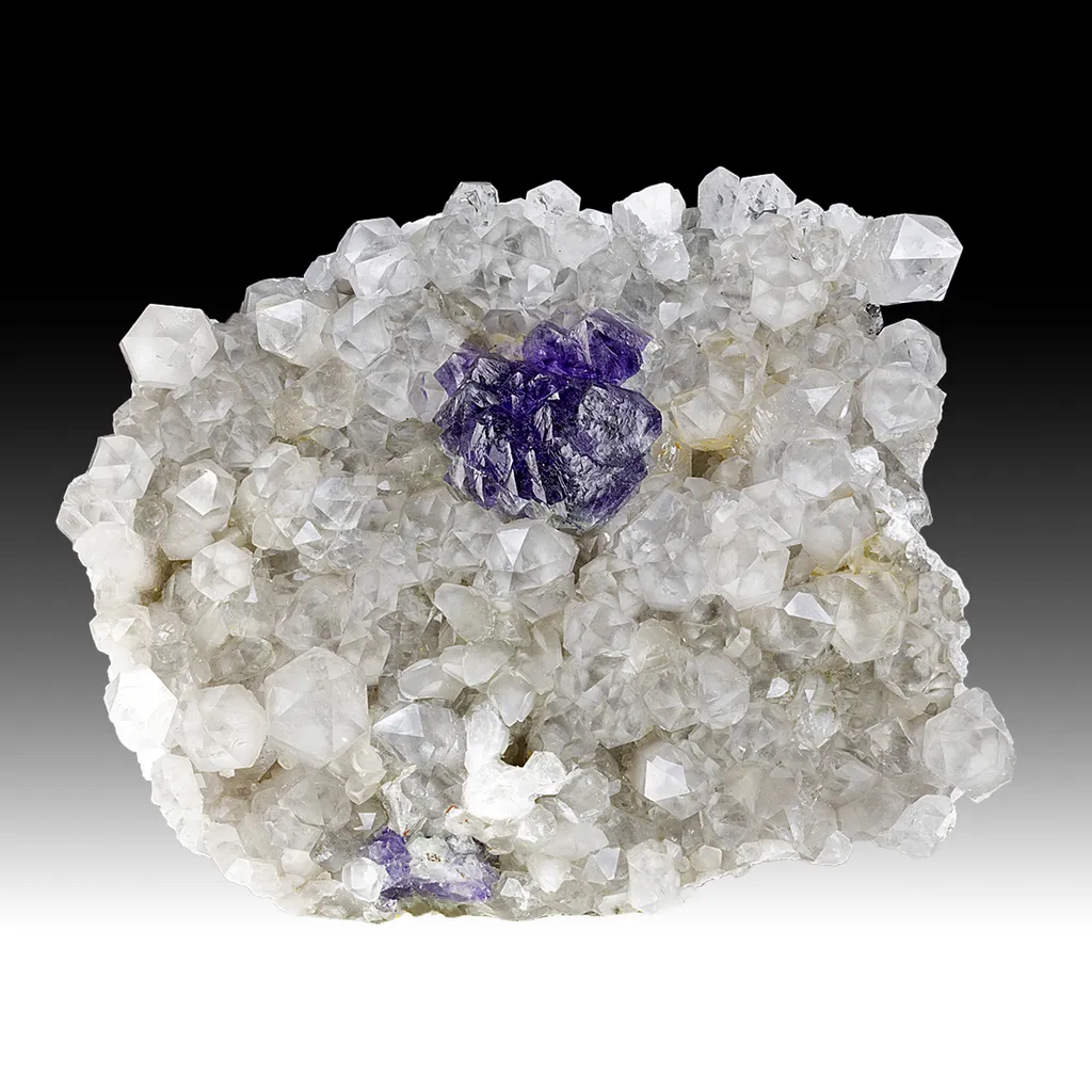 Fluorite with Quartz image