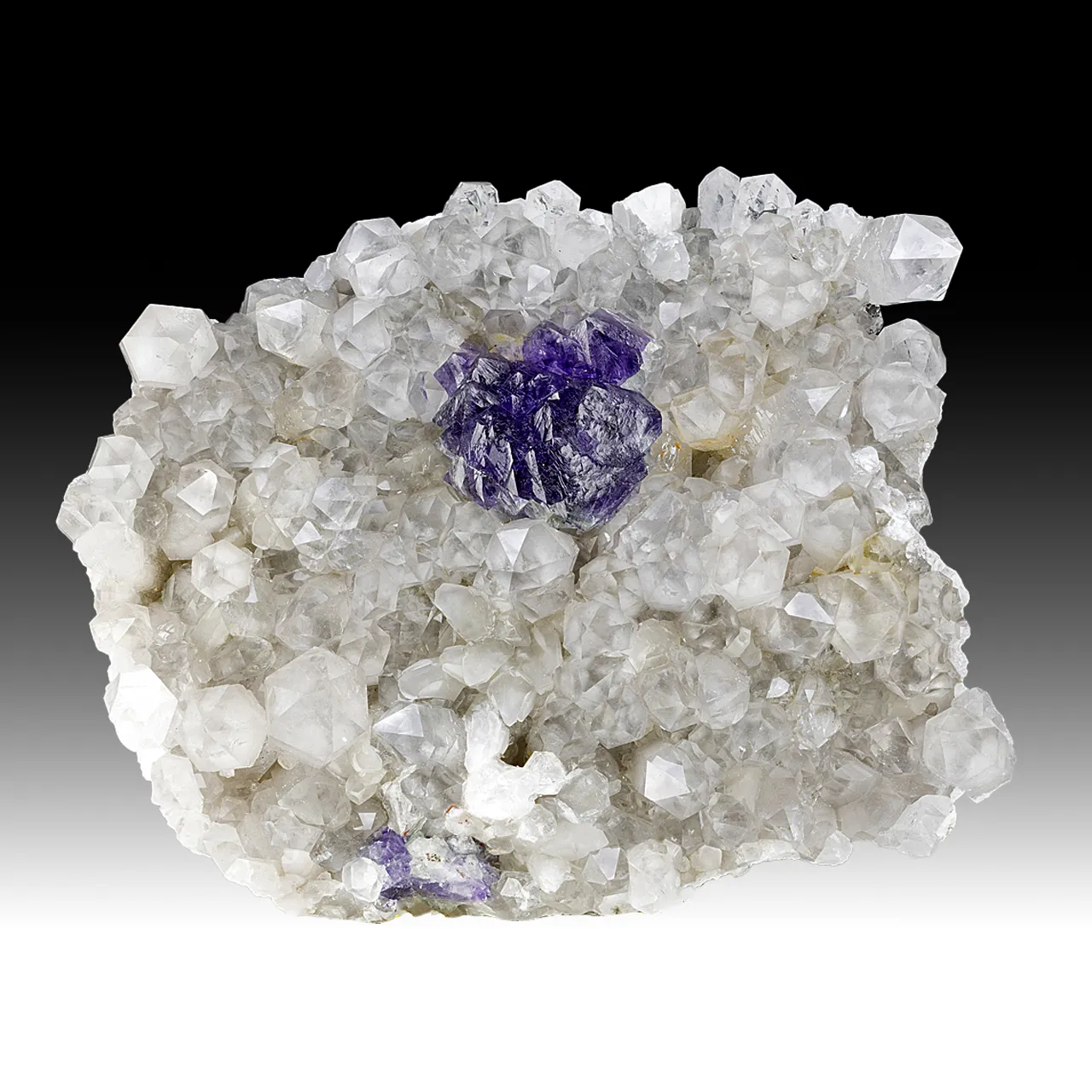 Fluorite with Quartz - image 1