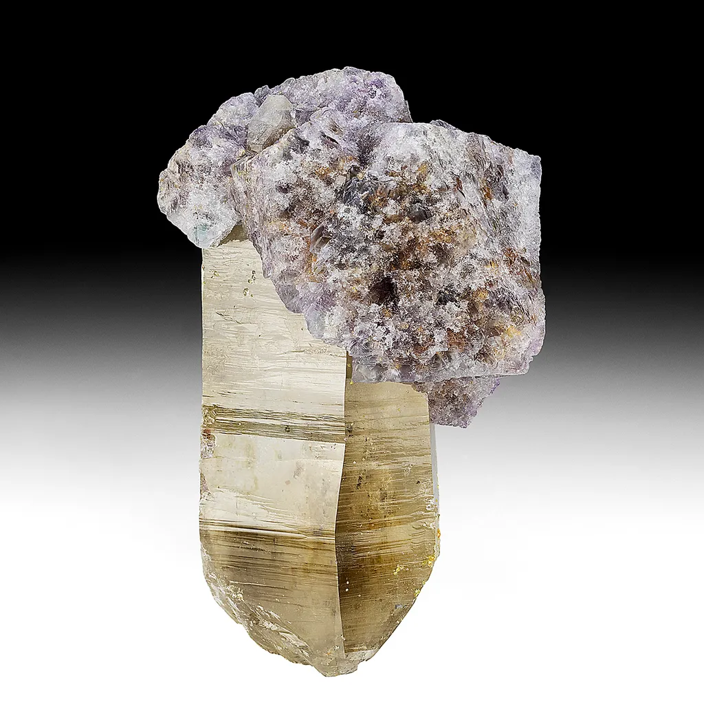 Fluorite with Quartz image