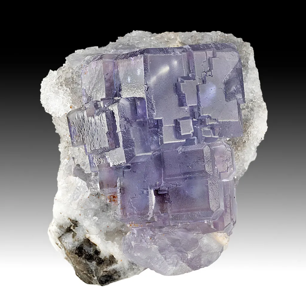 Fluorite with Quartz image