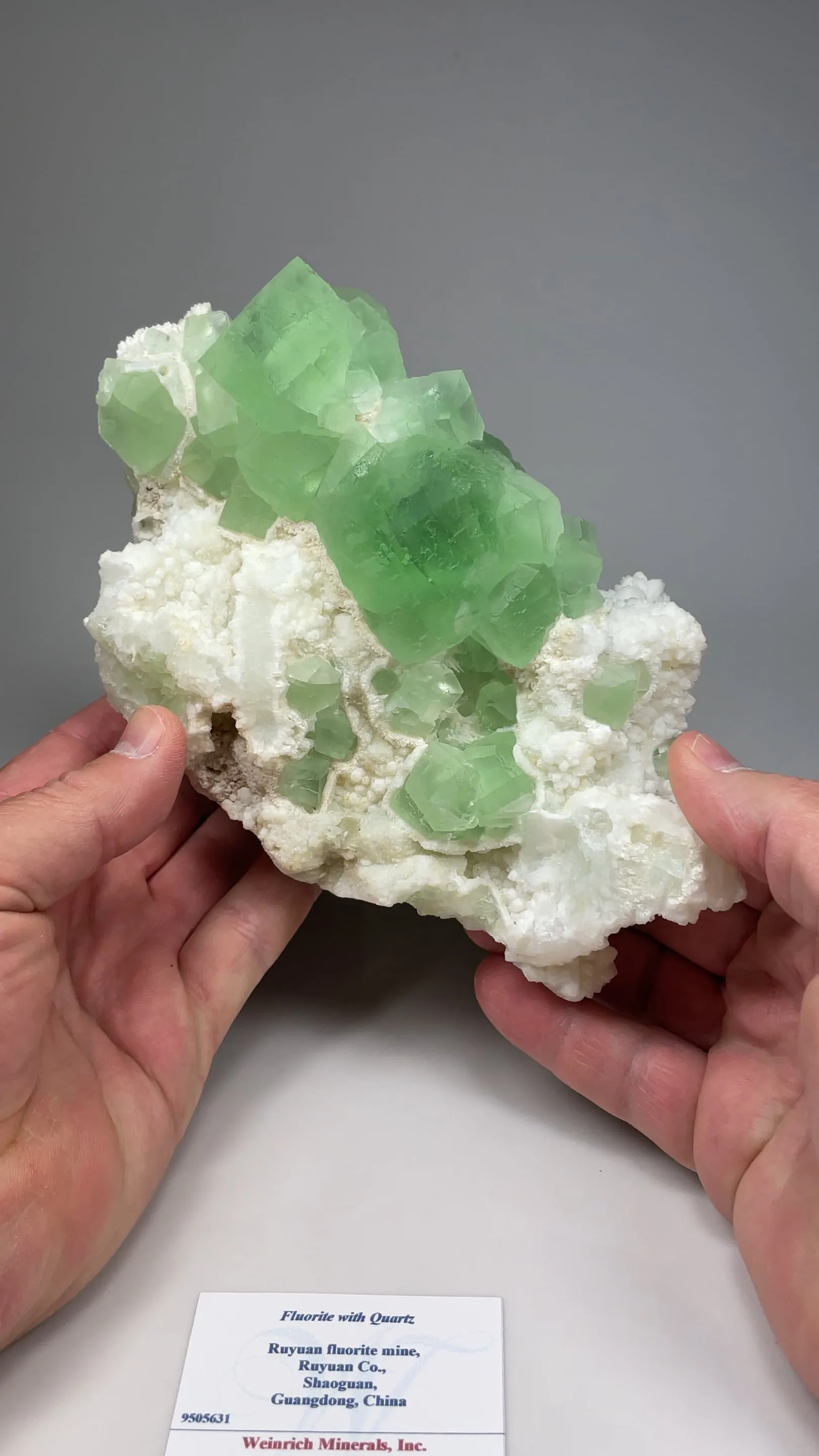 Fluorite with Quartz - image 2