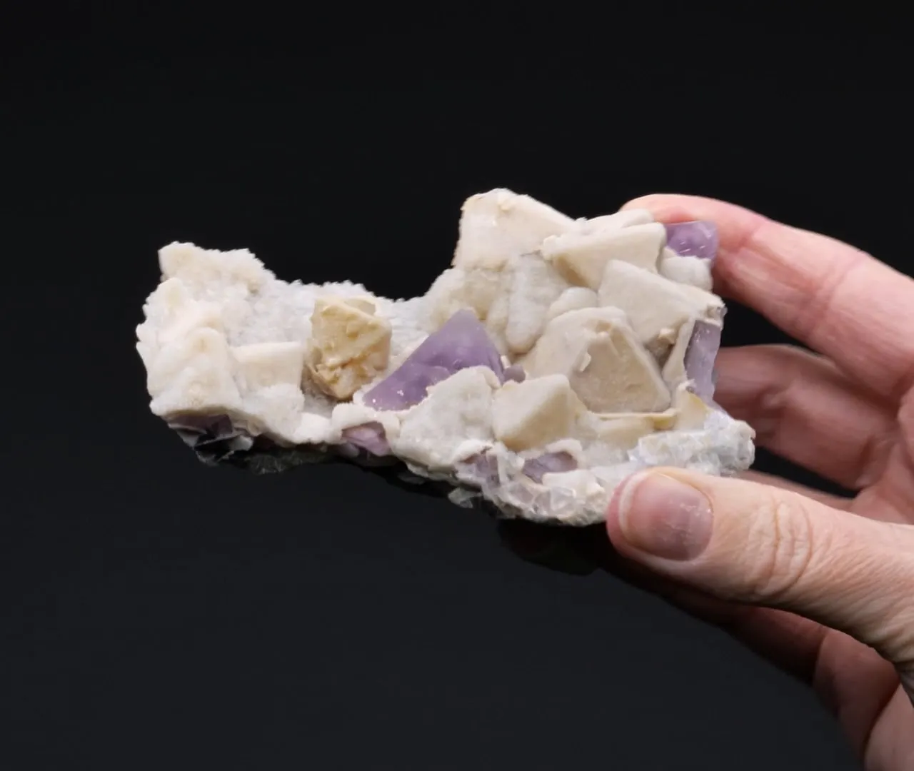 Fluorite with Quartz Epimorph - image 2