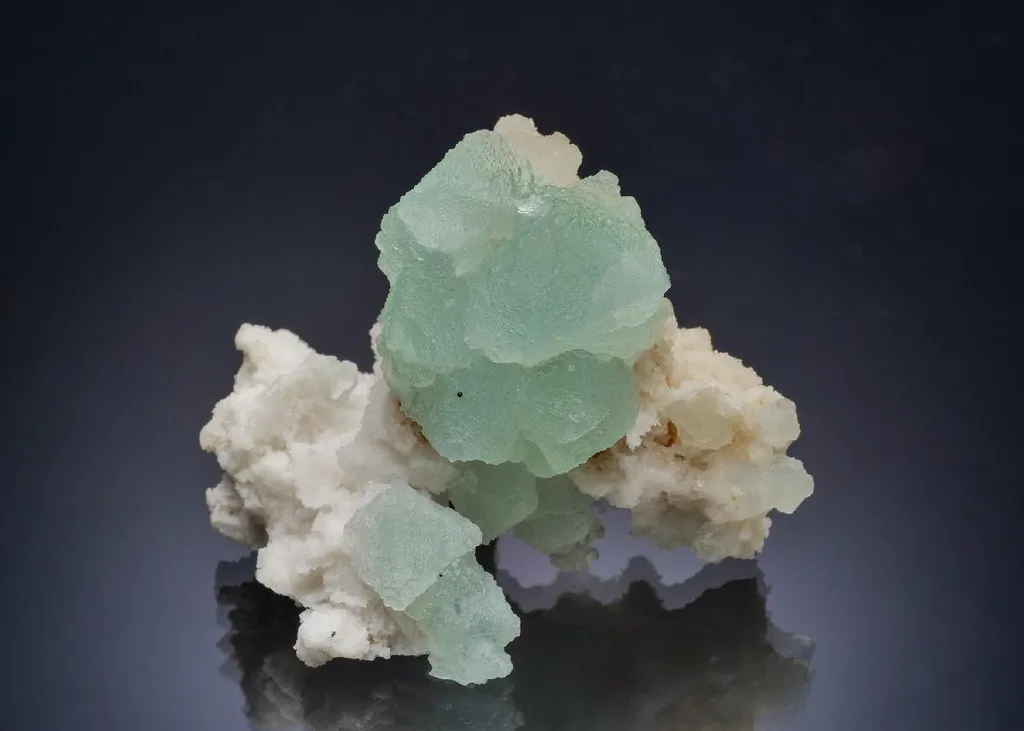 Fluorite with Quartz image