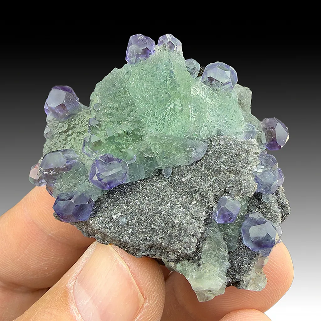 Fluorite with Quartz image