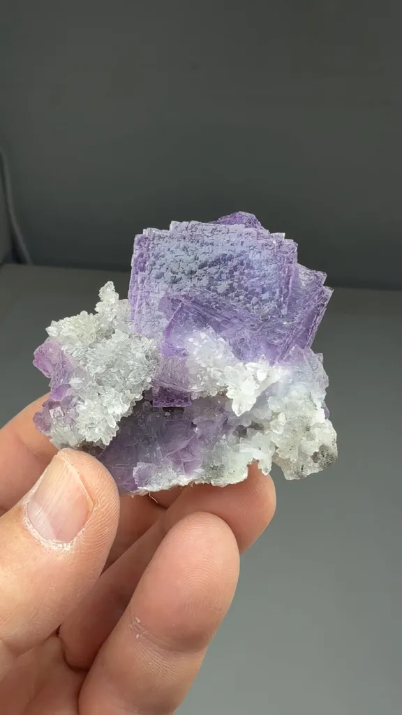 Fluorite with Quartz - image 2