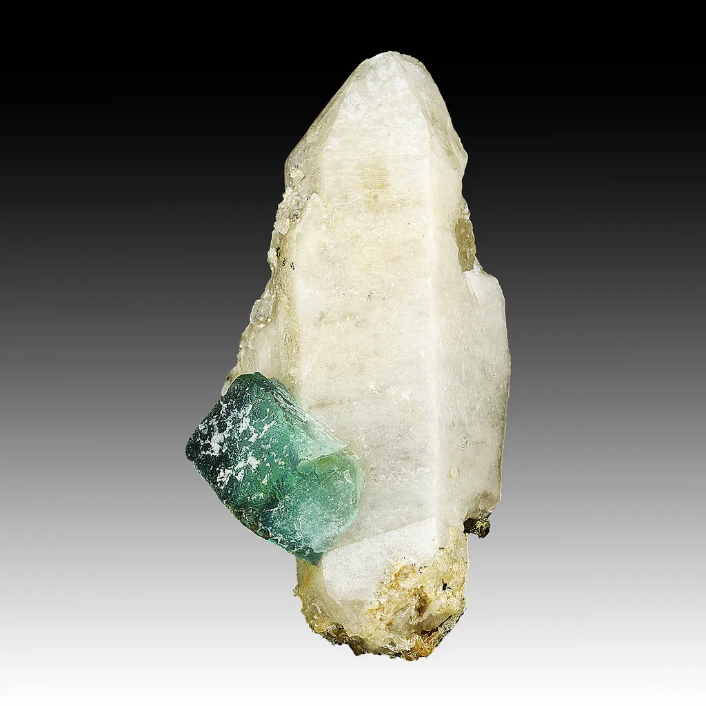 Fluorite with Quartz image