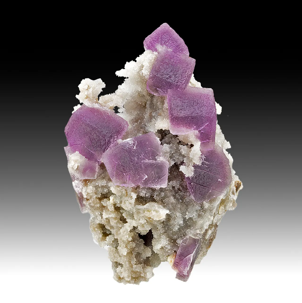 Fluorite with Quartz - image 1