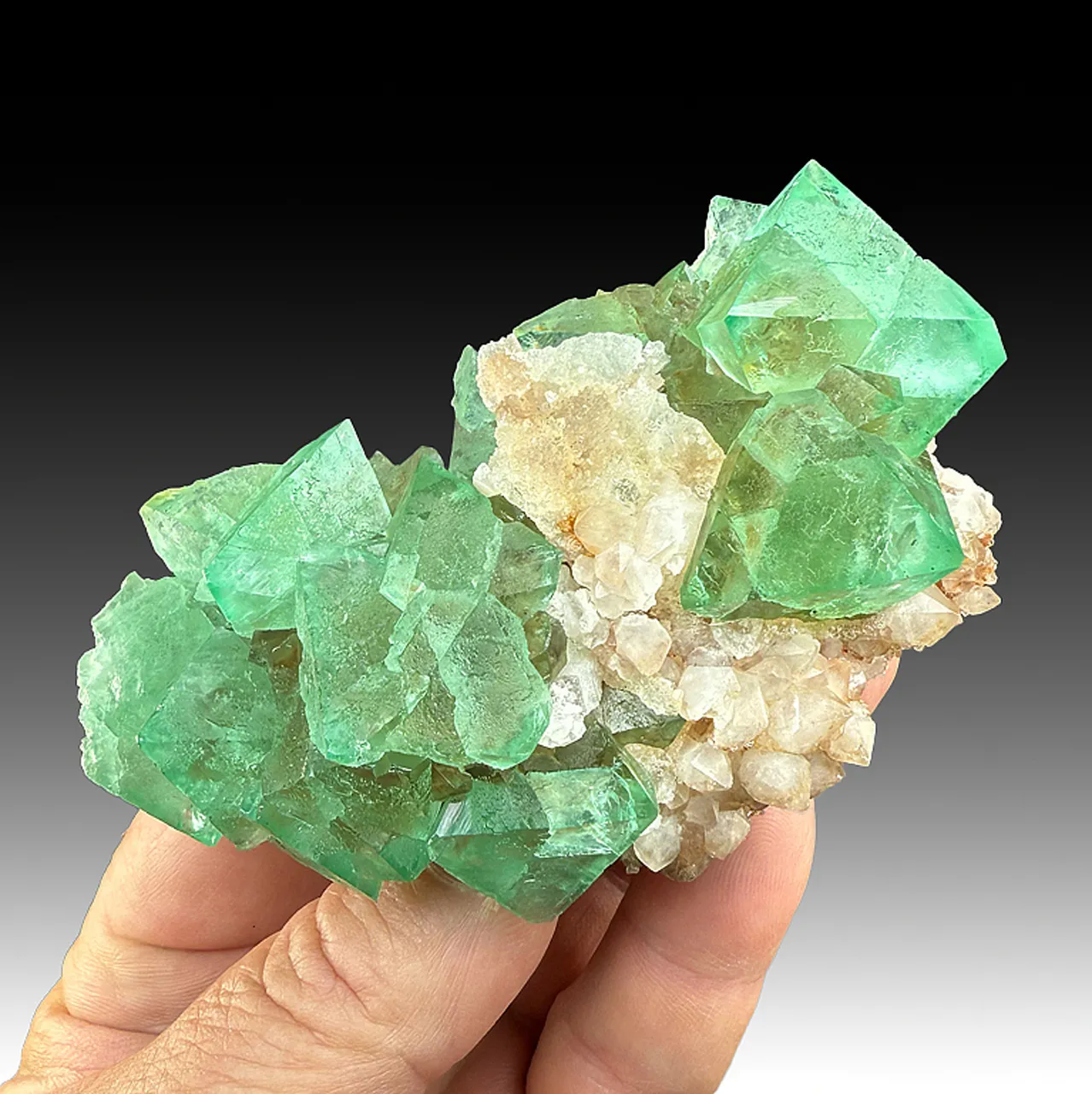 Fluorite with Quartz - image 1