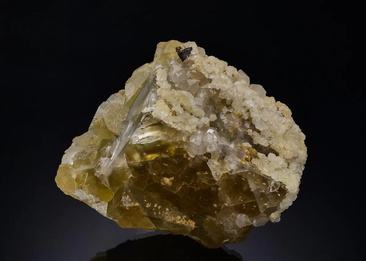 Fluorite with Quartz - image 1