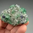 Fluorite with Quartz, Galena - image 2