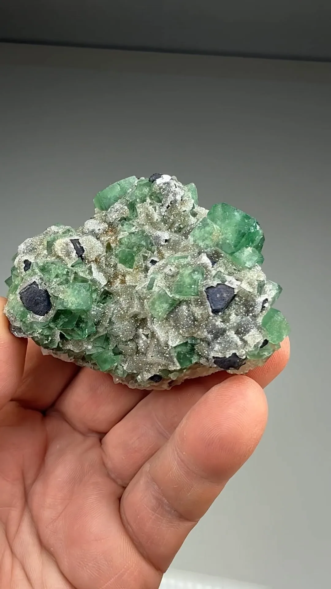 Fluorite with Quartz, Galena - image 2