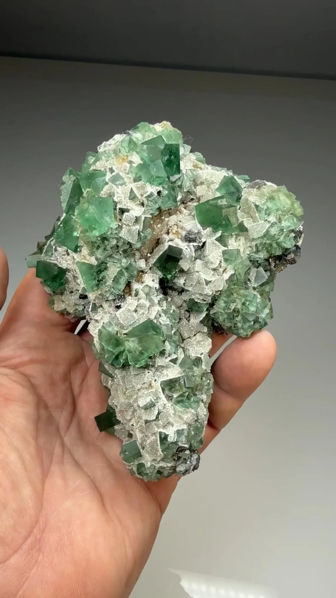 Fluorite with Quartz, Galena - image 2