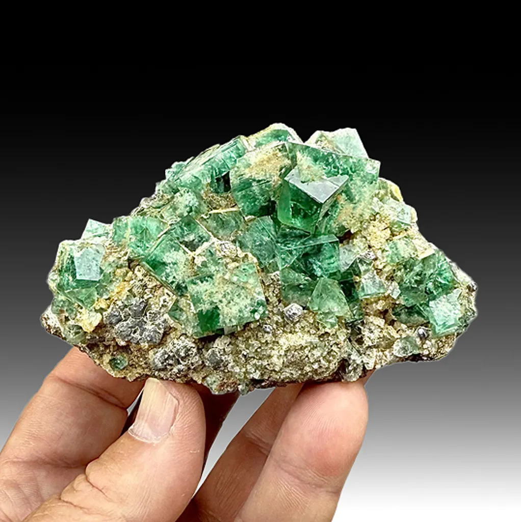 Fluorite with Quartz, Galena (781) image