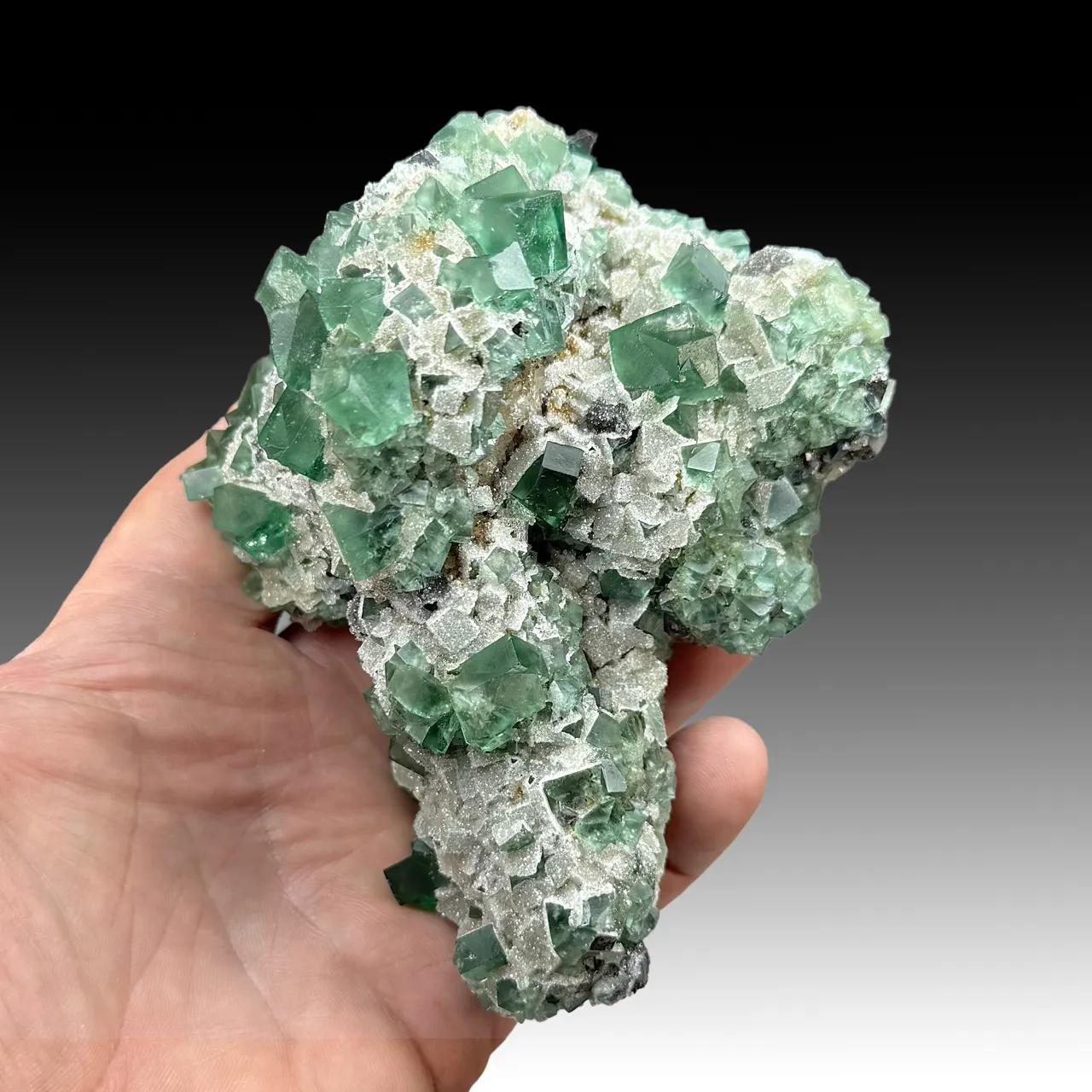 Fluorite with Quartz, Galena - image 1