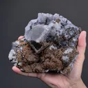 Fluorite with Quartz Galena and Siderite - image 2