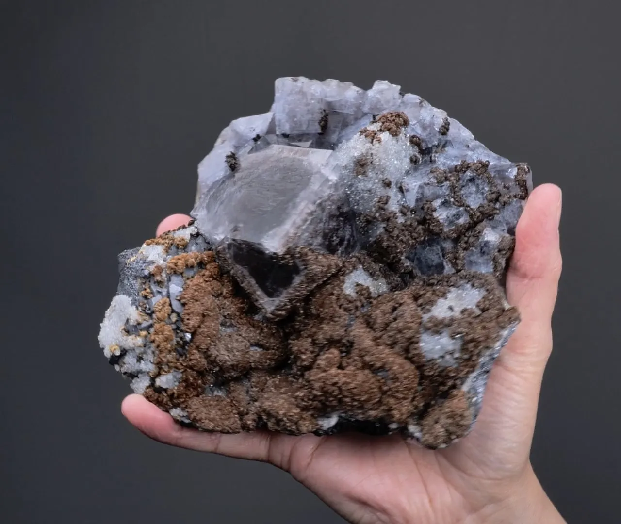 Fluorite with Quartz Galena and Siderite - image 2