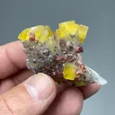 Fluorite with Quartz, Hematite - image 2