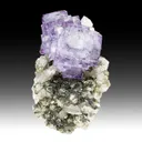 Fluorite with Quartz, Muscovite - image 1