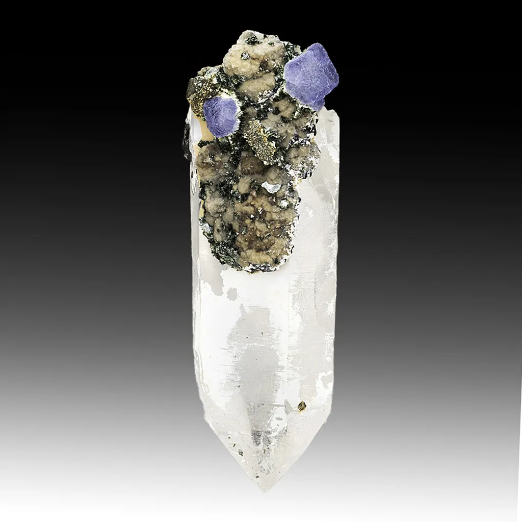 Fluorite with Quartz, Muscovite, Marcasite (2014) image
