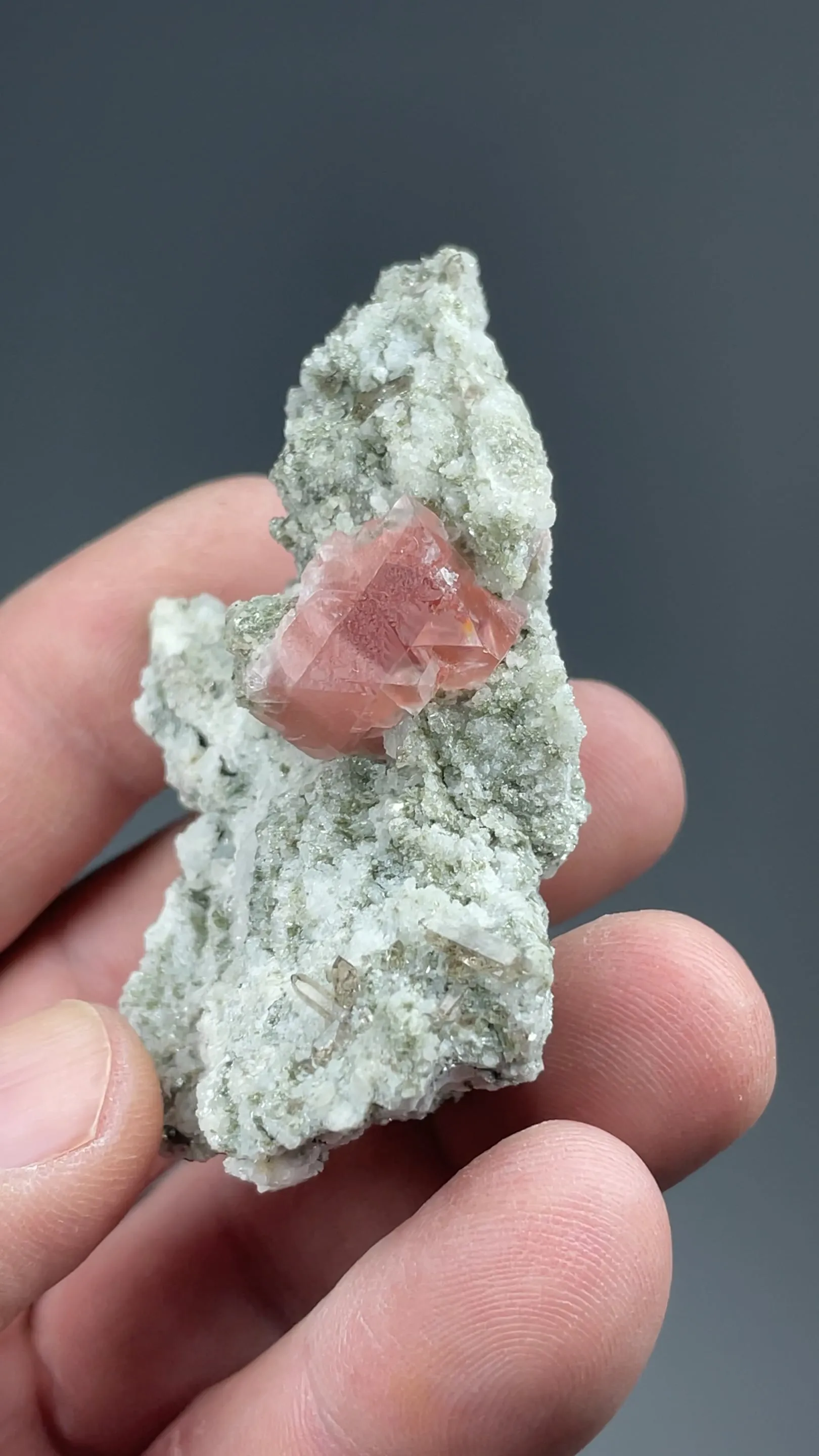 Fluorite with Quartz, Muscovite, Orthoclase - image 2