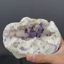 Fluorite With Quartz Natural Mineral Specimen - image 5