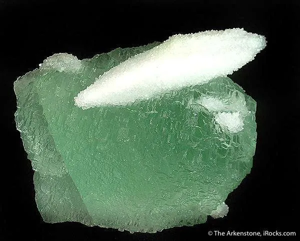 Fluorite With Quartz Ps. After Calcite - image 1