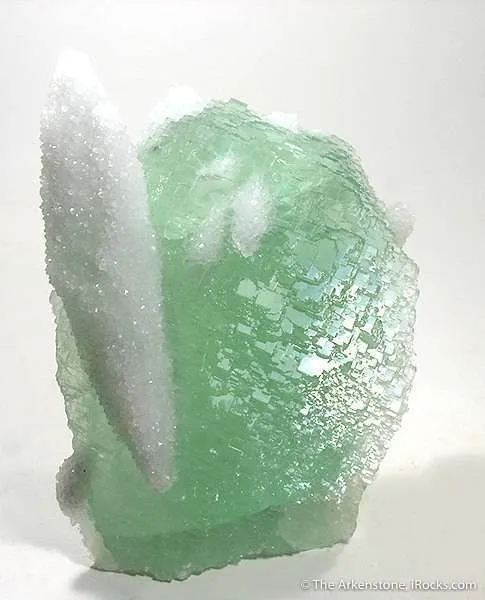 Fluorite With Quartz Ps. After Calcite - image 2