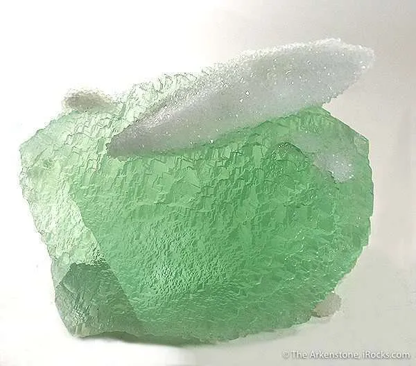 Fluorite With Quartz Ps. After Calcite - image 3