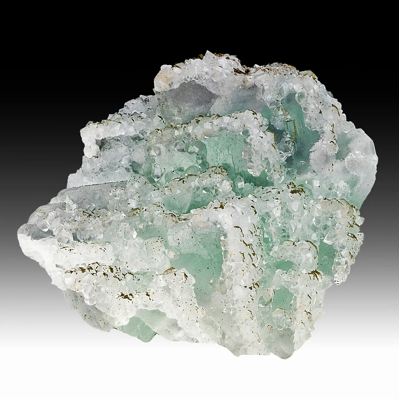 Fluorite with Quartz, Pyrite - image 1