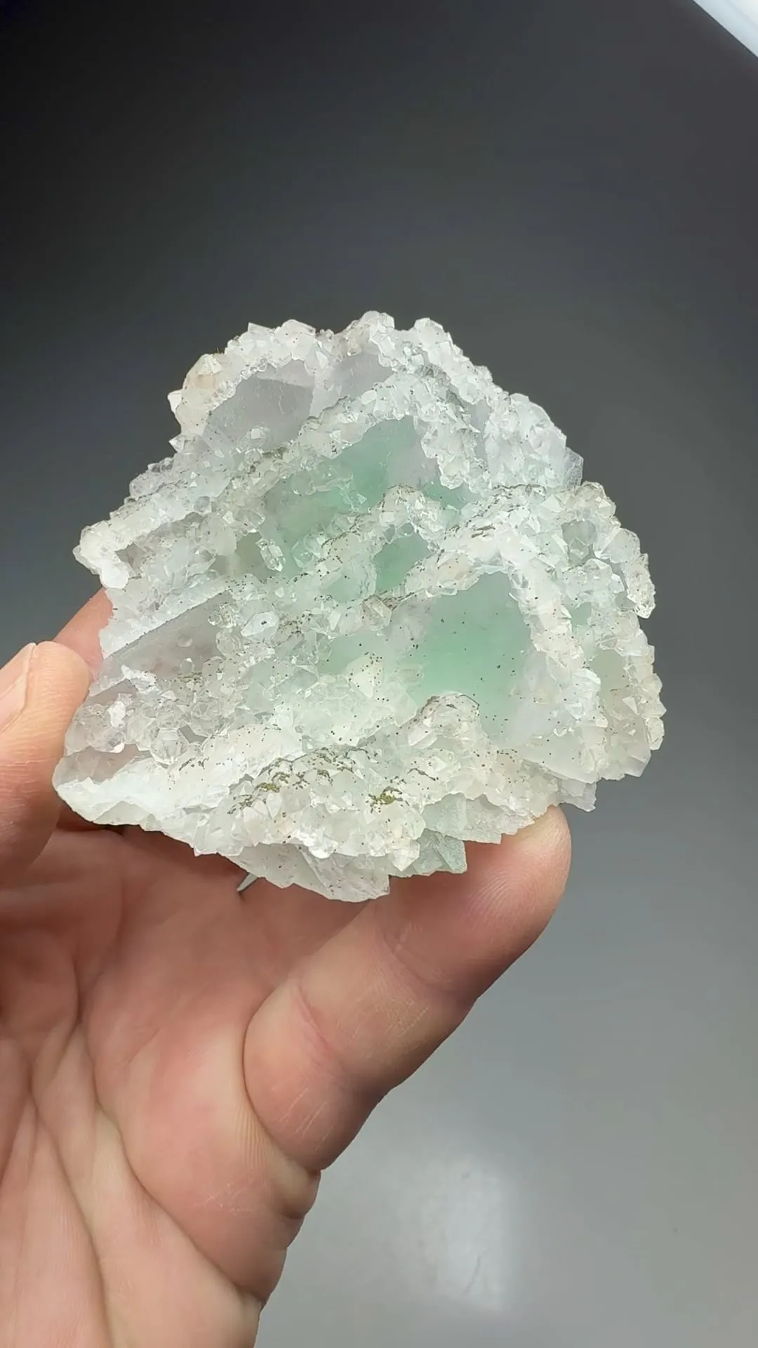 Fluorite with Quartz, Pyrite - image 2