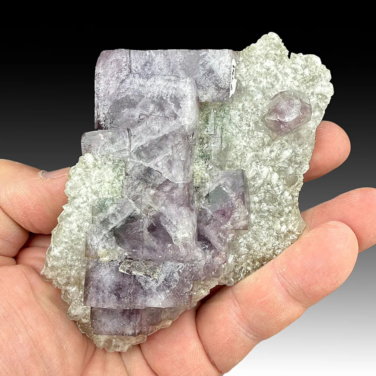 Fluorite with Quartz, Pyrite - image 1