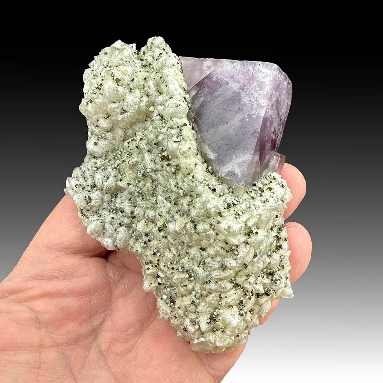 Fluorite with Quartz, Pyrite - image 2
