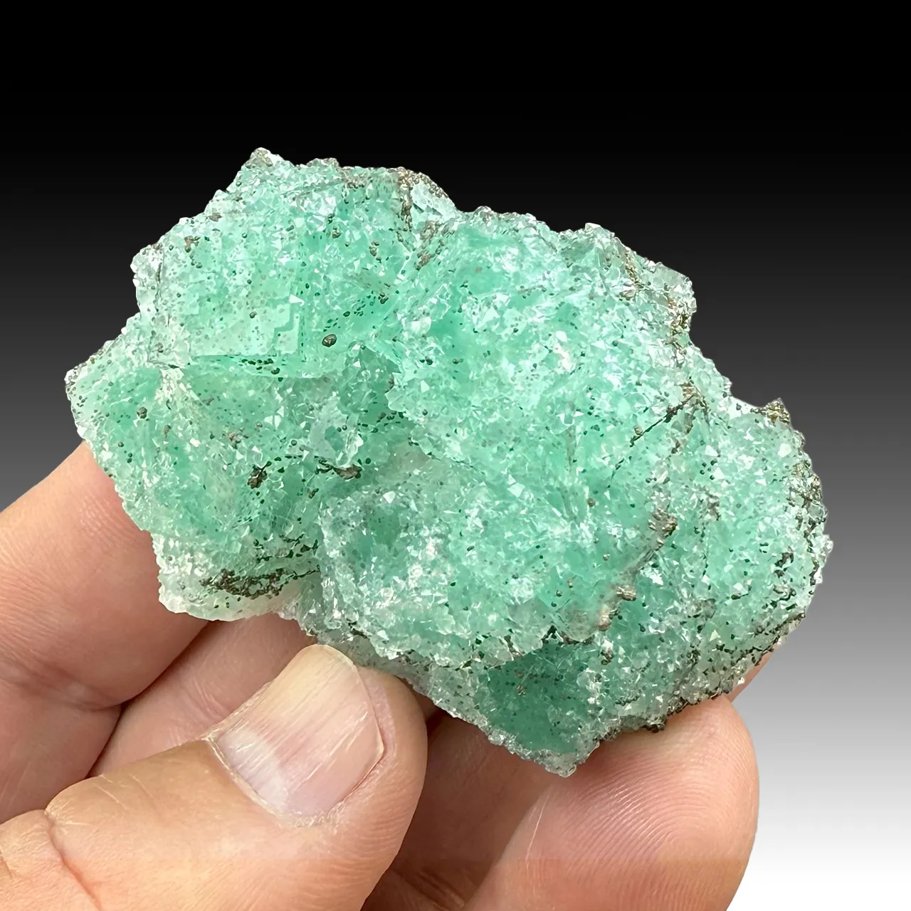 Fluorite with Quartz, Pyrite - image 1