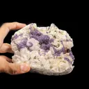 Fluorite With Quartz Rare Natural mineral Specimen - image 4
