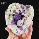 Fluorite With Quartz Rare Natural mineral Specimen - image 6