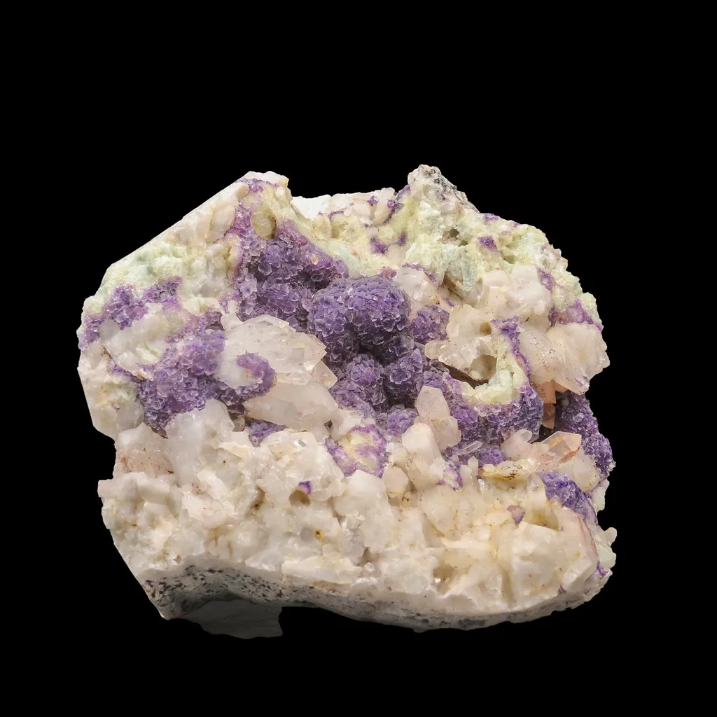 Fluorite With Quartz Rare Natural mineral Specimen image