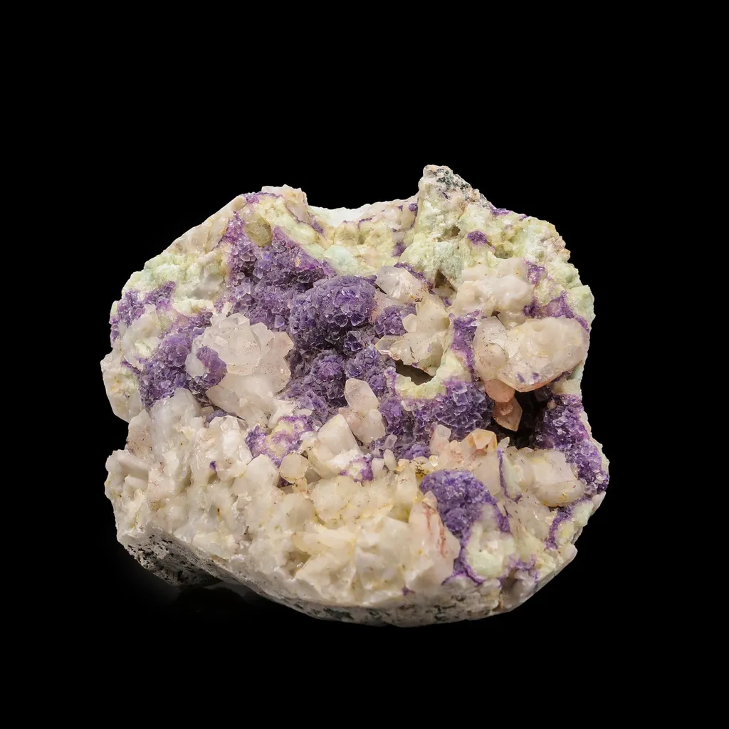 Fluorite With Quartz Rare Natural mineral Specimen image