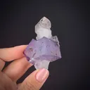 Fluorite with Quartz (Scepter) - image 2