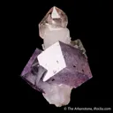 Fluorite with Quartz (Scepter) - image 1