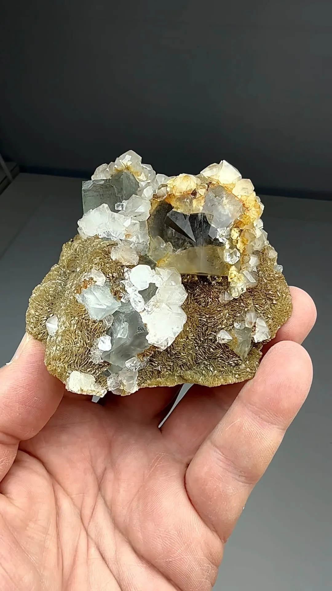 Fluorite with Quartz, Siderite (2303) - image 3