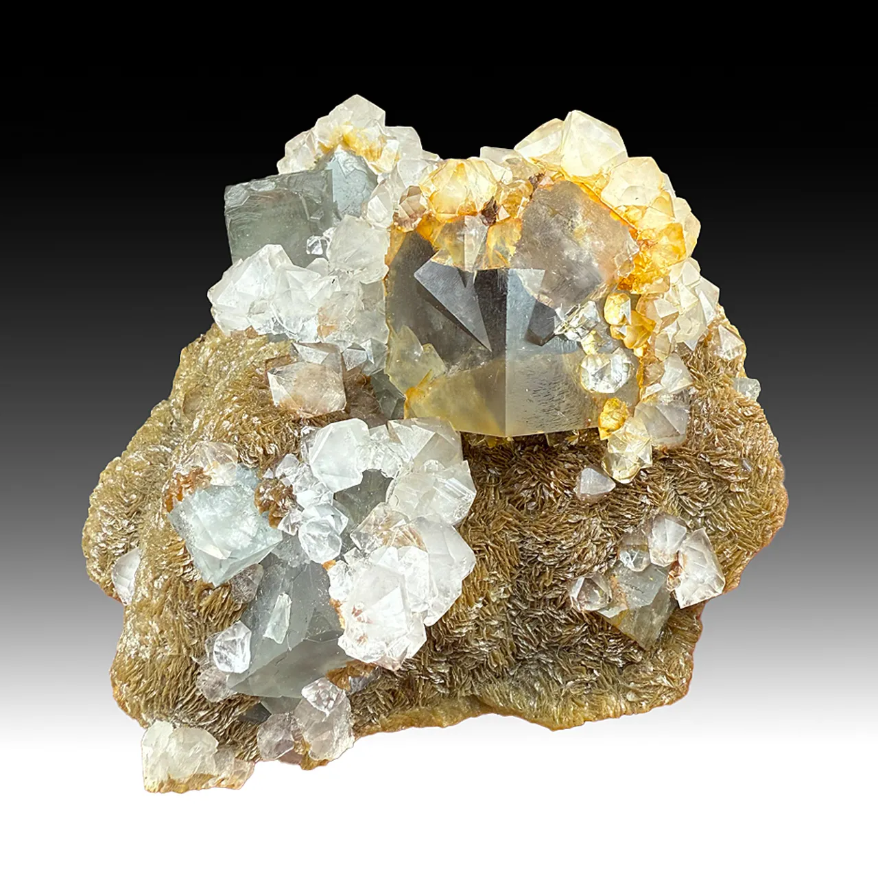 Fluorite with Quartz, Siderite (2303) - image 1