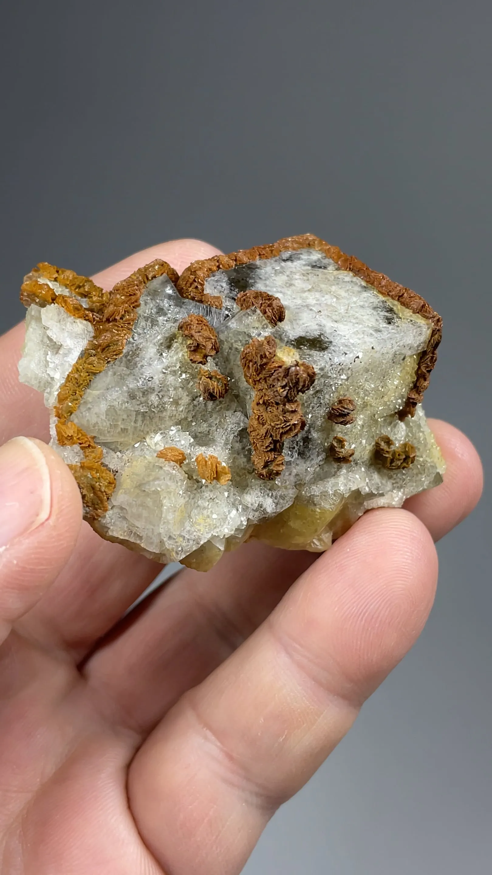 Fluorite with Quartz, Siderite - image 2