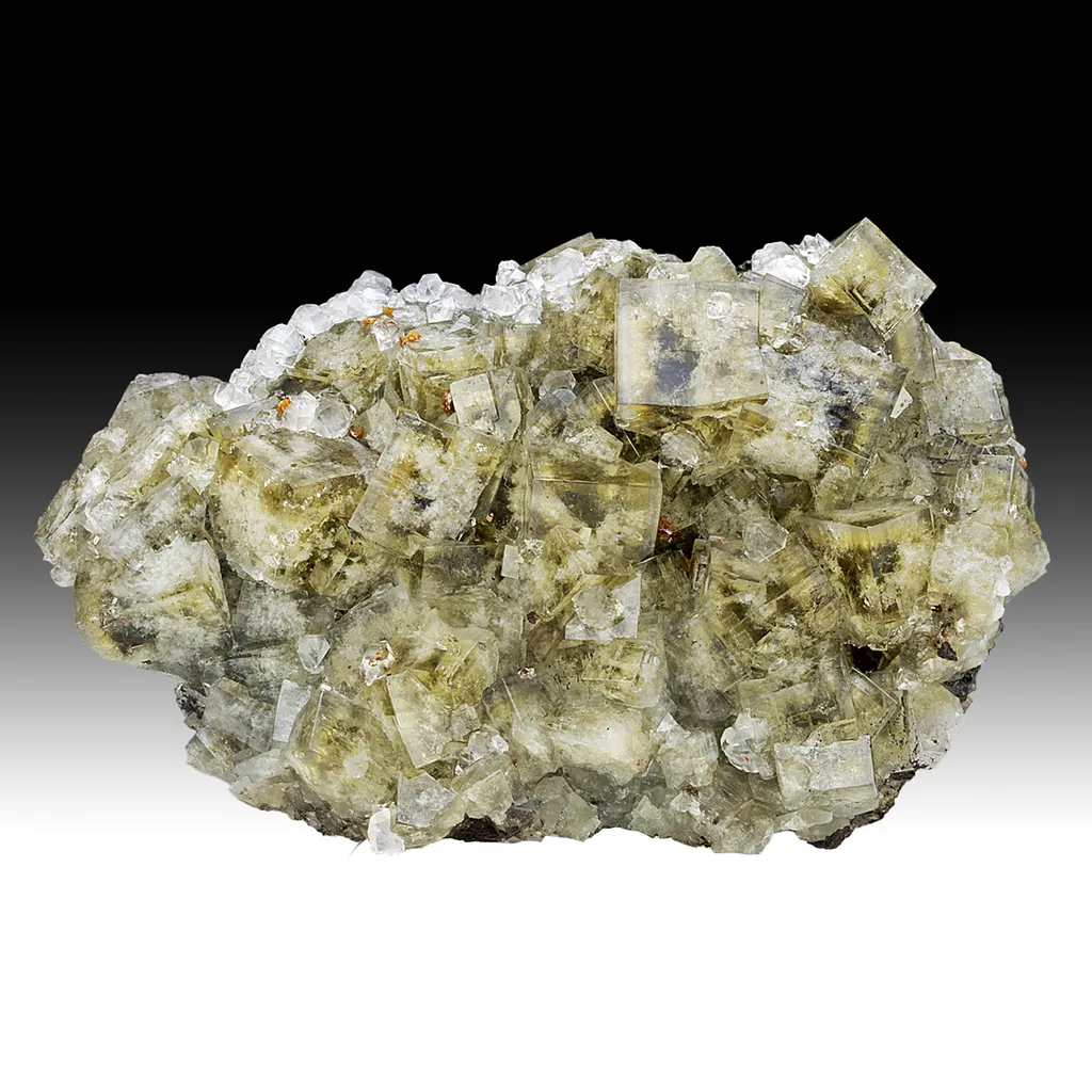 Fluorite with Quartz, Siderite image