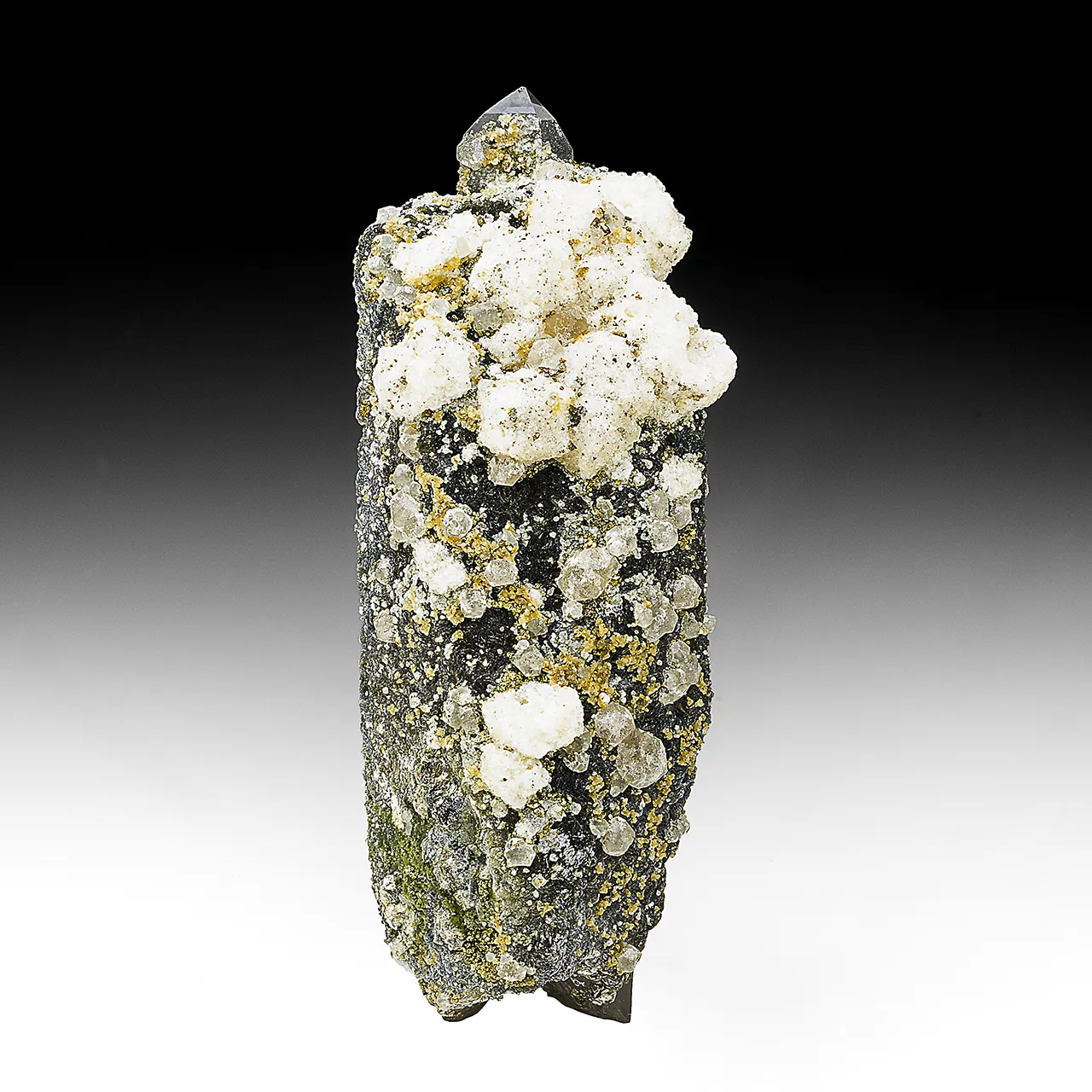 Fluorite with Quartz, Siderite, Chlorite - image 1