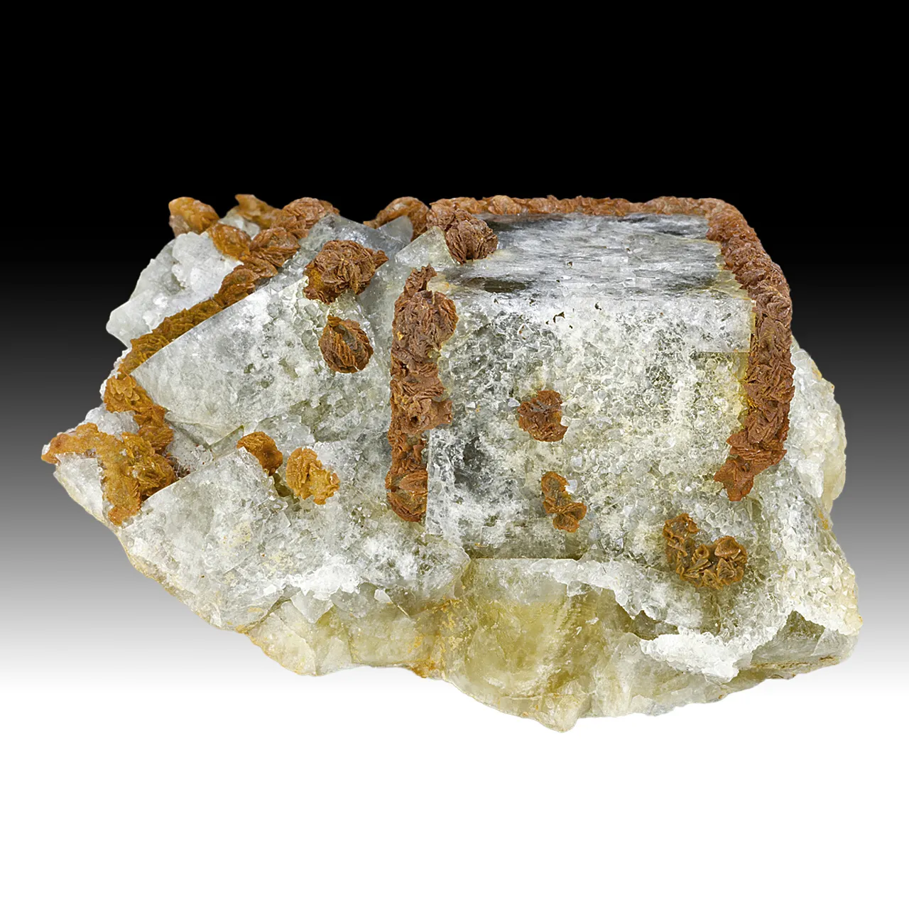 Fluorite with Quartz, Siderite - image 1