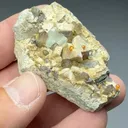 Fluorite with Quartz, Spessartine, Microcline - image 2