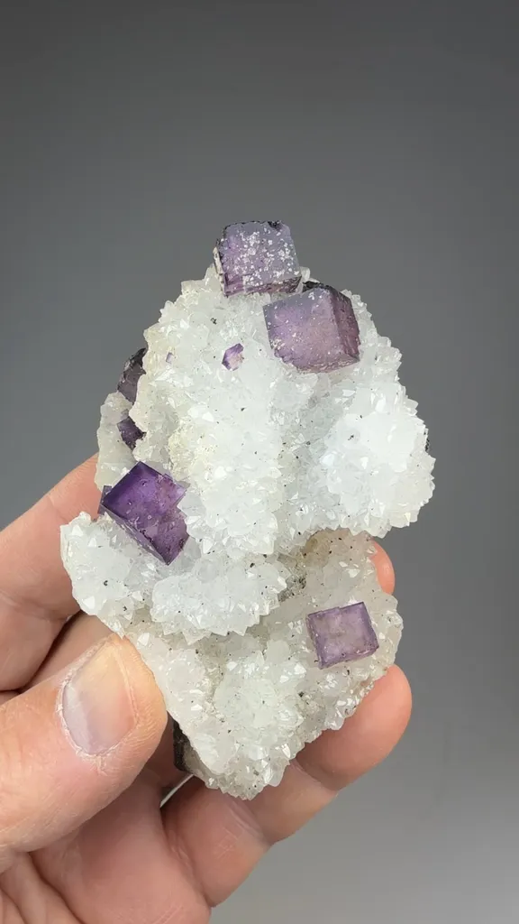 Fluorite with Quartz, Sphalerite - image 2
