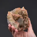 FLUORITE with QUARTZ var. Eisenkiesel - image 2