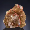 Fluorite with Quartz var. Eisenkiesel - image 1